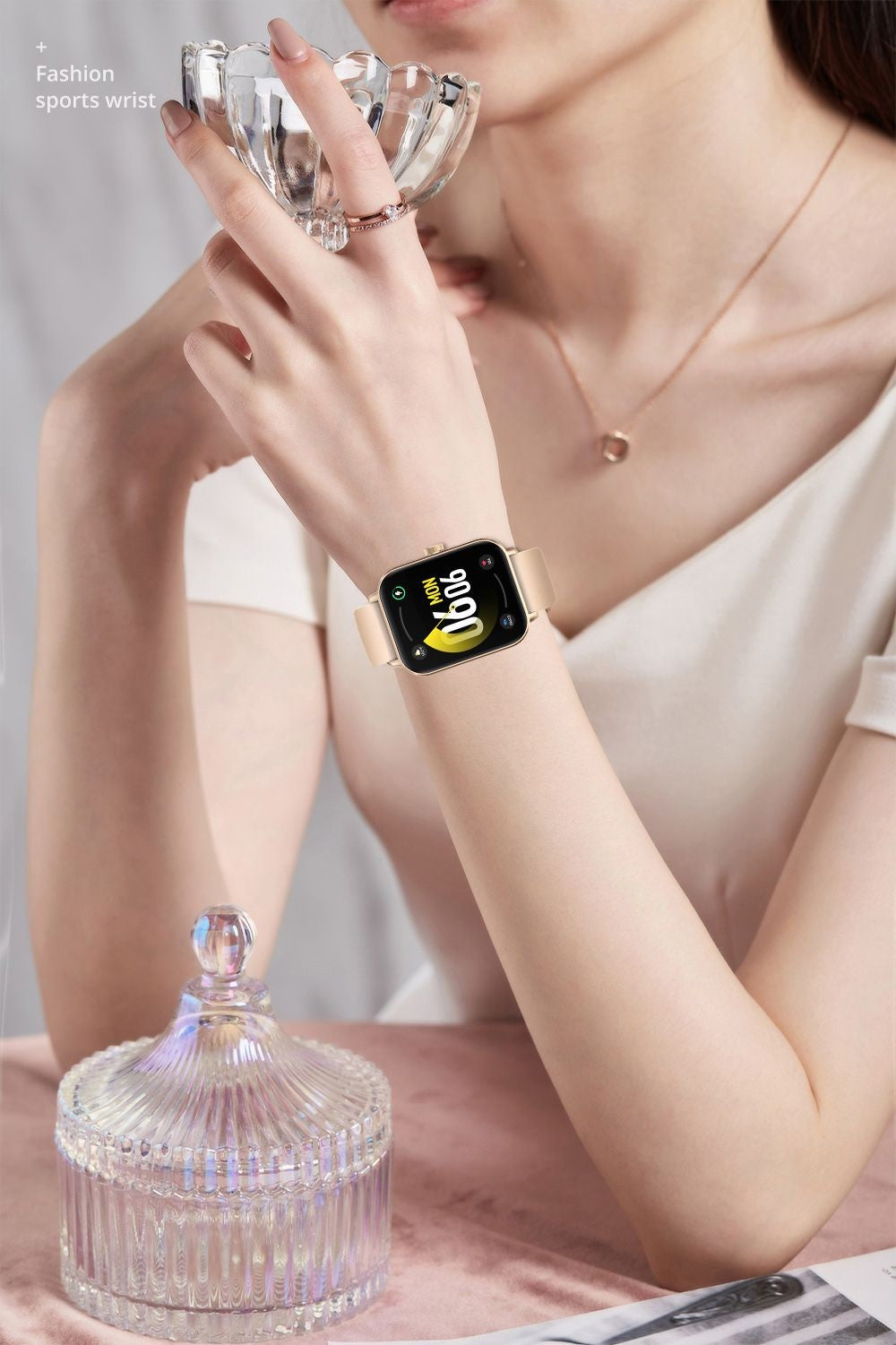 COLMI P81 Chamadas de Voz Relógio Inteligente Ultra 1.9 Polegadas Tela 24H Monit